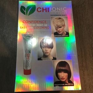 Chi ionic permanent shine hair color swatch book